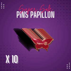 Pack Pins Papillon x10