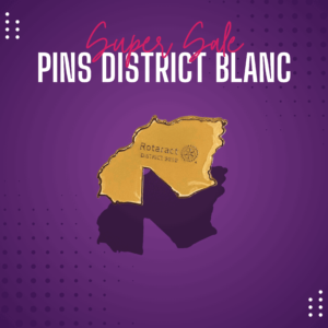 Pins District Blanc